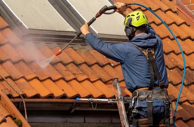 Démoussage et hydrofuge de toiture à Manou